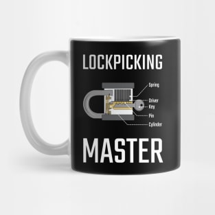 lockpicker Master in Lockpicking Shirt Mug